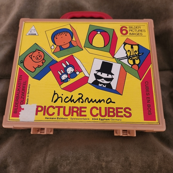 Vintage Dick Bruna Picture Cubes, 6 Bilder Pictures Images - Picture 1 of 12